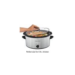 HB Slow Cooker 5 Qt Oval 33156RG