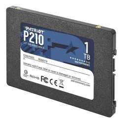 HD INTERNO SOLIDO 1TB PATRIOT P210 2.5" SATA III 520MB/S / 430MB/S P210S1TB25 NEGRO