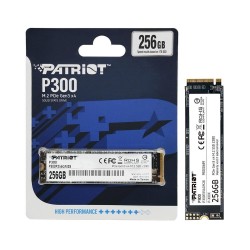 HD INTERNO SOLIDO 256GB PATRIOT P300 M.2 2280 PCIe GEN3 X4 NVME 1700MB/S / 1100MB/S P300P256GM28 P300 NEGRO