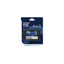 HD INTERNO SOLIDO 512GB PATRIOT P210 2.5" SATA III 520MB/S / 430MB/S P210S512G25 P210 NEGRO