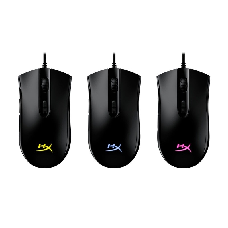 HyperX Pulsefire Core - Ratón - óptico - 7 botones - cableado - USB 2.0 - para Victus by HP Laptop 16; Laptop 14, 15, 17; Pavili