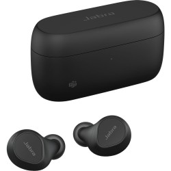 Jabra Evolve2 Buds MS - Auriculares inalámbricos con micro - en oreja - Bluetooth - cancelación de sonido activo - USB-A a travé