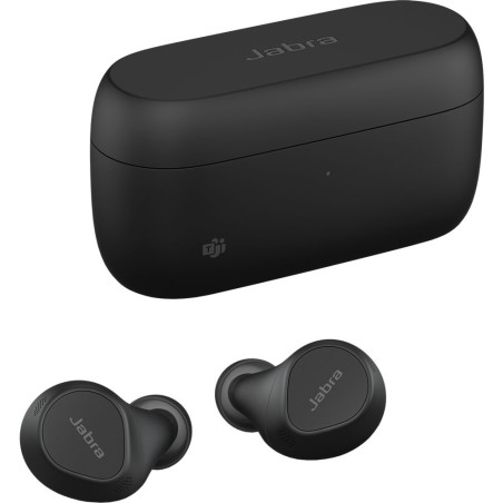Jabra Evolve2 Buds MS - Auriculares inalámbricos con micro - en oreja - Bluetooth - cancelación de sonido activo - USB-A a travé