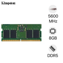 Kingston - DDR5 - módulo - 8 GB - SO DIMM de 262 contactos - 5600 MHz / PC5-44800 - CL46 - 1.1 V - sin búfer - ECC