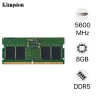 Kingston - DDR5 - módulo - 8 GB - SO DIMM de 262 contactos - 5600 MHz / PC5-44800 - CL46 - 1.1 V - sin búfer - ECC