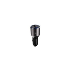 Klip Xtreme KCC-140 - Car power adapter - 140 Watt - 2 x 24 pin USB-C / 9 pin USB Type A - Cellular phone / Tablet - Car - Para 