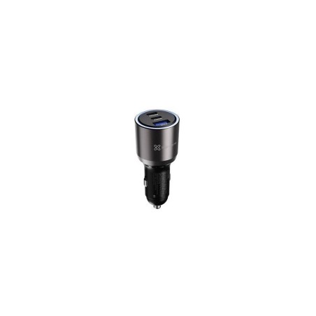 Klip Xtreme KCC-140 - Car power adapter - 140 Watt - 2 x 24 pin USB-C / 9 pin USB Type A - Cellular phone / Tablet - Car - Para 