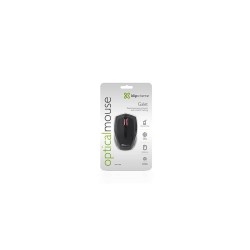 Klip Xtreme KMO-120BK - Ratón - diestro y zurdo - óptico - 3 botones - cableado - USB - negro