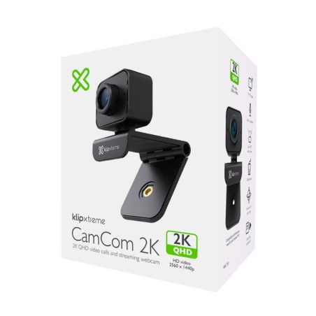 Klip Xtreme - Web camera - USB - 2560 x 1440 - 2K QHD