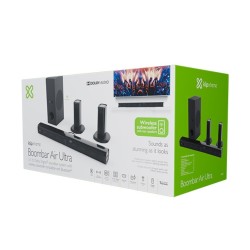 Klip Xtreme - Sound bar - Black - 5.1ch Wireless Subwoofer