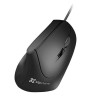 Klip Xtreme Krown KMO-506 - Ratón vertical - ergonómico - diestro - óptico - 6 botones - cableado - USB