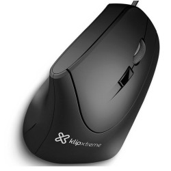 Klip Xtreme Krown KMO-506 - Ratón vertical - ergonómico - diestro - óptico - 6 botones - cableado - USB