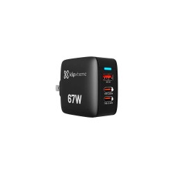 KX Wall Charger 67W KMC-500 2xUSB-C PD3.0 + USB-A QC3.0 GAN