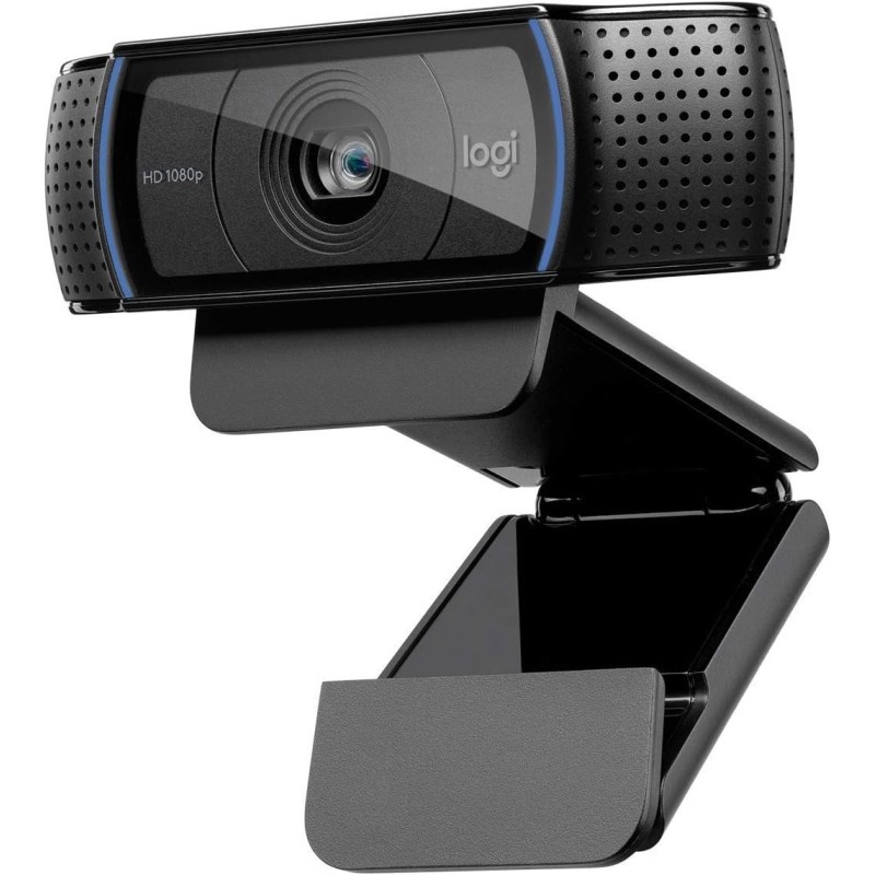 Logitech HD Pro Webcam C920 - Webcam - color - 1920 x 1080 - audio - USB 2.0 - H.264