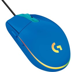Logitech Gaming Mouse G203 LIGHTSYNC - Ratón - óptico - 6 botones - cableado - USB - azul