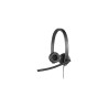 Logitech H570e Wired Headset, Stereo Headphones with Noise-Cancelling Microphone, USB, in-Line Controls with Mute Button, Indica