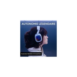 Logitech G Astro A30 LIGHTSPEED Wireless Gaming Headset for PS5, PS4, Xbox, Nintendo Switch, PC, Android - White - Para PlayStat