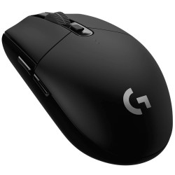Logitech G G305 - Ratón - óptico - 6 botones - inalámbrico - 2.4 GHz - receptor inalámbrico USB - negro