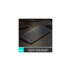 Logitech MX Keys Mini - Teclado - Inalámbrico - Español - USB / Bluetooth - Ergonomic Design - Grafito