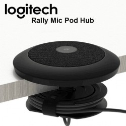 Logitech Rally Mic Pod Hub - Adaptador de interfaz de micrófono - para Logitech Rally Mic Pod, Rally, Rally Plus