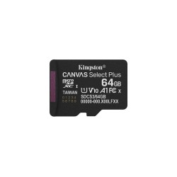 MEMORIA MICRO SDXC 64GB KINGSTON CLASE 10 UHS-I U1 100 MB/S PARA DISPOSITIVOS Y CAMARAS ANDROID SDCS3/64GB