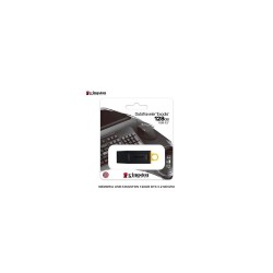 MEMORIA USB 128GB KINGSTON DATA TRAVELER EXODIA USB-A 3.2 GEN 1 DTX/128GB NEGRO / AMARILLO