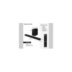 Samsung Barra de Sonido Serie C 2.1 ch con subwoofer Negro - Modelo HW-C450/ZP