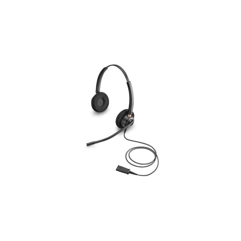 Poly EncorePro HW520 - 500 Series - auricular - en oreja - cableado - Quick Disconnect - negro - Certificado para Skype Empresar