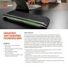 Poly Sync 60-M - Altavoz de manos libres inteligente - Bluetooth - cableado, inalámbrico - NFC - USB-A, USB-C - plata - Certific