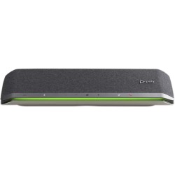 Poly Sync 60-M - Altavoz de manos libres inteligente - Bluetooth - cableado, inalámbrico - NFC - USB-A, USB-C - plata - Certific