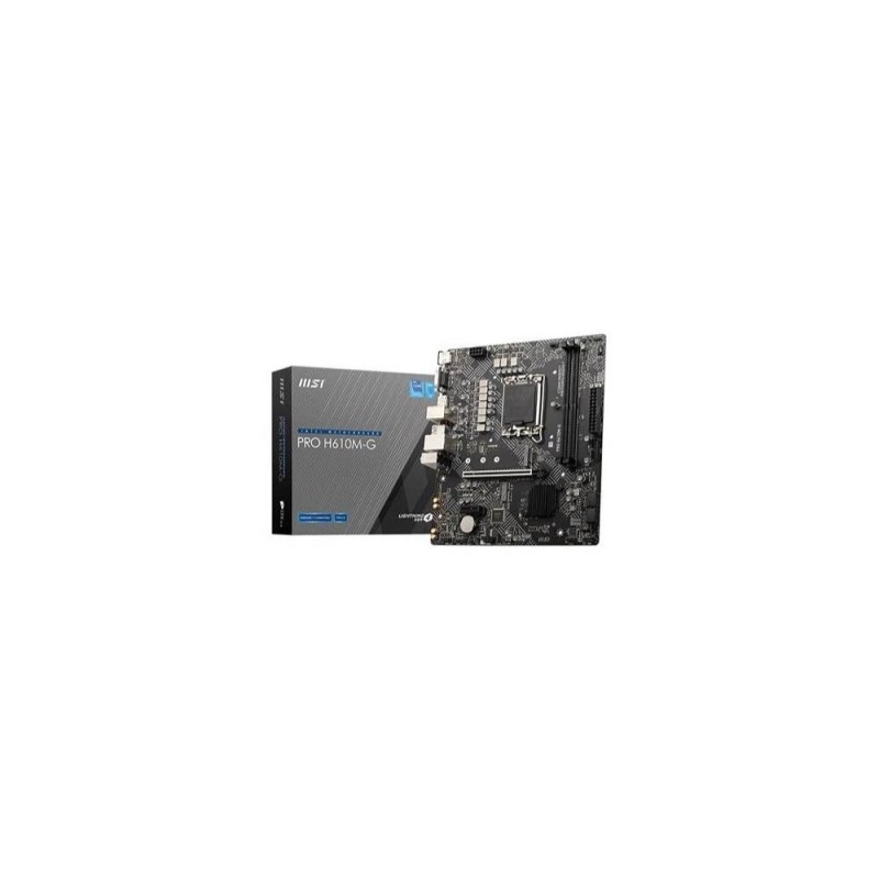 TARJETA MADRE MSI PRO H610M-G DDR5 LGA 1700 MATX DDR5 911-7D46-204 NEGRO
