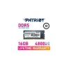 MEMORIA RAM PARA LAPTOP 16GB PATRIOT PSD516G480081S SL DDR5 4800MHZ CL40 1.1V NEGRO