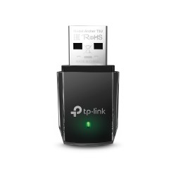 TP-Link Archer T3U - Adaptador de red - USB 3.0 - Wi-Fi 5 - Adaptador USB AC1300 Mini Wi-Fi Doble Banda - Velocidad 867 Mbps a 5