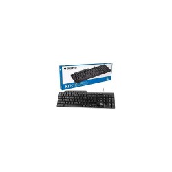 Xtech - Keyboard - Wired - Spanish - USB - Black - XTK-160S