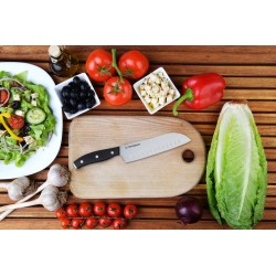 Westinghouse cuchillo santoku 7""/17 cm espiga completa mango suave con remaches triples - WCKTSC15212"