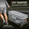 COLEMAN HIELERA 100QT GRAY RUED. 2187695