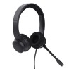 Trust auriculares USB supraaurales para PC microfono con cancelación de ruido y diadema ajustable negro - 25089