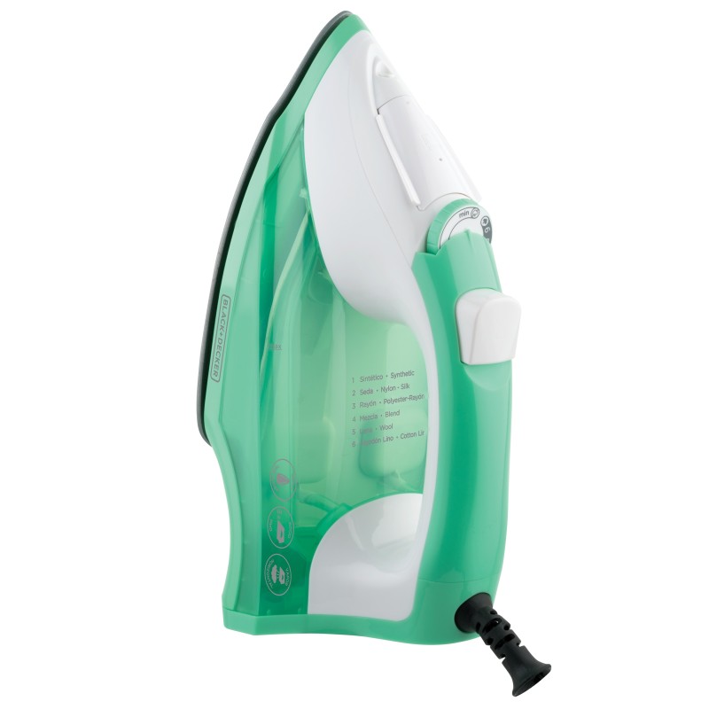 Black + Decker plancha de ropa light N Easy color verde  - IR1841