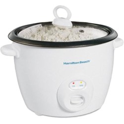 HAMILTON BEACH B20 Cup Glass Lid Rice Cooker 37532N