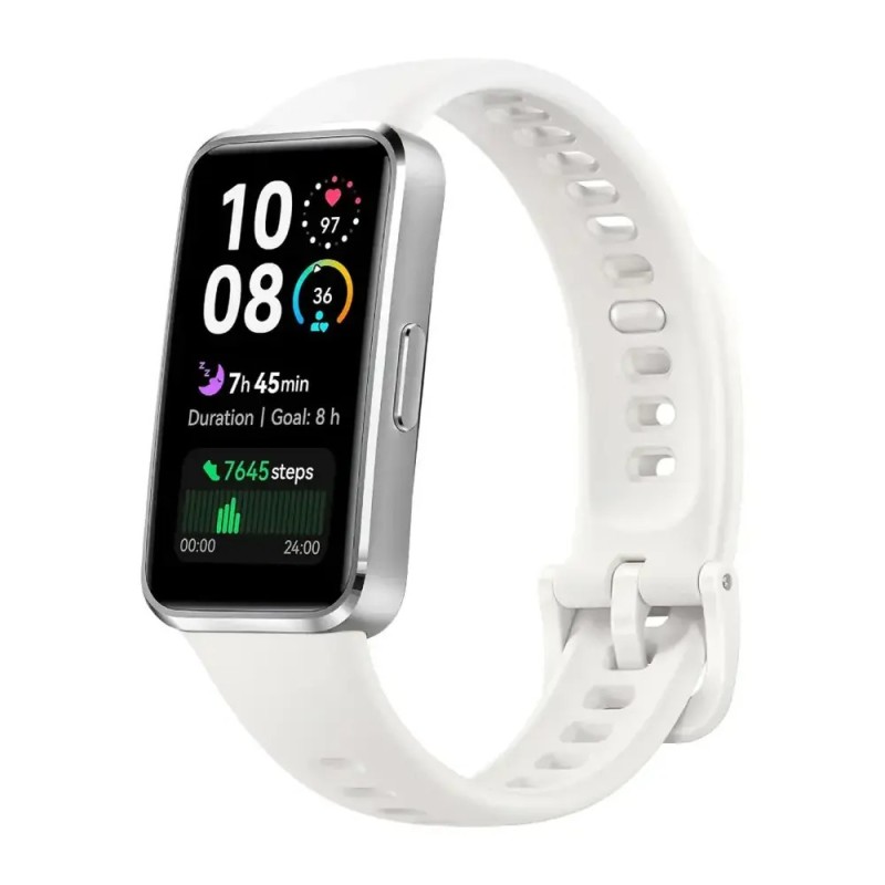 Huawei Band 10 cuerpo metálico blanco 55020EKX