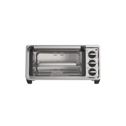Black+Decker Horno tostador de 4 rebanadas convección natural, TO4130-0SDLA