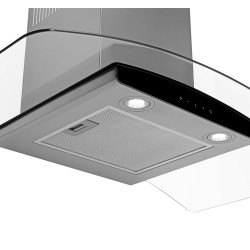 Midea extractor campana 36" color siver MJWV7336C3GS