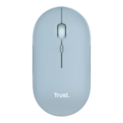 Trust  mouse recargable inalambrico silencioso color azul - 24126