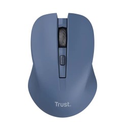 Trust mouse inalambrico eco  color azul silencioso - 25041