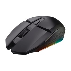 Trust  mouse Eco GXT 923 YBAR color negro gaming resolución de 7200 ppp e iluminacion LED RGB - 24729