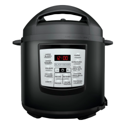 Black + Decker olla multiusos digital  6l inox PR100B negra