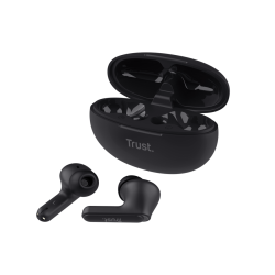 Trust audifonos bluetooth color negro microf  c/cancelacion de ruido - 25296