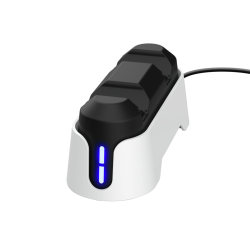 Trust GXT 255W soporte de carga rapida para mandos de PS5 blanco - 25597