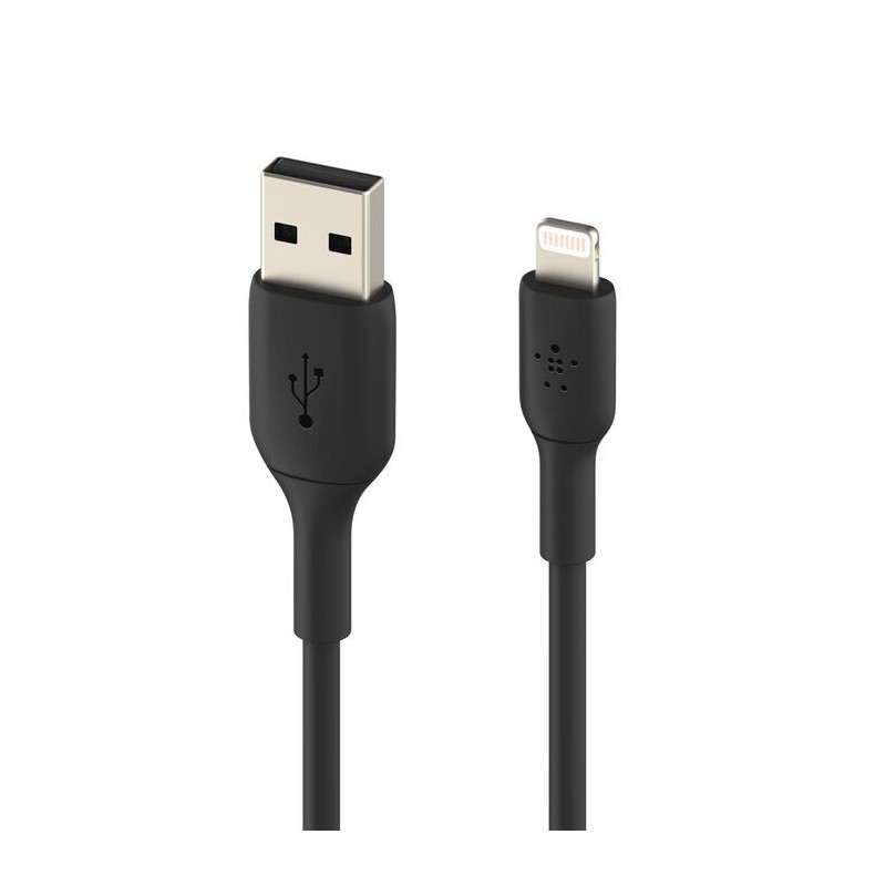 Belkin BoostCharge - Cable Lightning - Lightning macho a USB macho - 2 m - negro