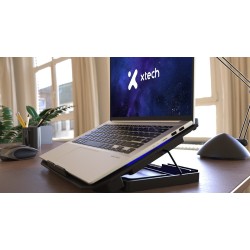Xtech - Notebook stand - 15.6" black w blue LED XTA-156